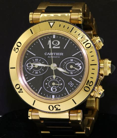 cartier pasha seatimer chronograph|pasha de cartier watch price.